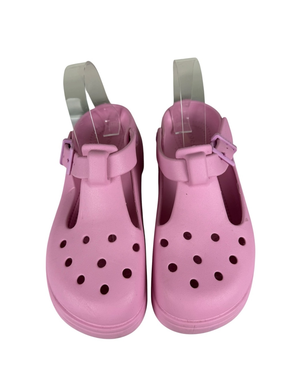 Crocs Women's Classic Mary Jane Clogs Pink Sz 9 - Picture 3 of 6
